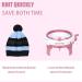 48-Needle Smart Knitting Loom Machine Kit in Brown - DIY Knit Scarf, Hat, Sock - Row Counter, Double Knit - For Adults/Kids - Buy Online on GoSupps.com