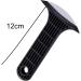 Poniks Portable Black Professional Hairdressing Mirror with Handle - 24 cm Rectangular Ideal for Salon Hairdressers | International Shipping Available - Buy Online on GoSupps.com