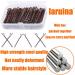 laruina Hair Styling Accessories- Keeping Your Hair Neat and Tidy Hair Clips are Made of Metal Materials Their Sleek and Simple Design 150 Hair Clip per Box.(Brown) - Buy Online on GoSupps.com