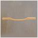 Backhole wood guasha scratching massage tool scraping back shoulder neck waist leg body massage therapy slimming tool back extensor back (size: 52cm)