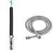 Soft silicone bida anal Wash hose cleaner enema nozzle anal cleaning Doopen with control valve.