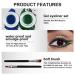Doxlam 2PCS Blue Green Gel Eyeliner Set - Waterproof Matte Smudge-proof Eye Liner with Brushes - 24 Hours Wear - High Pigmented Cream Eyeliner - Makeup Kit - Buy Online on GoSupps.com