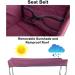 Foldable Utility Wagon Collapsible Sports Outdoor Cart with Removable Canopy Tilting Handle for Camping Beach Sporting Events Concerts Shopping - Buy Online on GoSupps.com