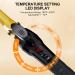 DAN Technology 5/8 Inch Tourmaline Ceramic Hair Curling Iron - Fast Heat LCD Display Auto Off - Perfect for Salons & Beauty Schools - Gold Black - Buy Online on GoSupps.com