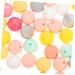 EXCEART Silicone Beads Bulk Set for Jewelry Making - Round Teething Beads for Baby Bracelets and Nursing Necklaces - Wreath Design - 1.5x1.5x1.5CM - 3 Sets - Buy Online on GoSupps.com