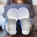 OrthoSleeve Plantar Fasciitis Orthotic Socks - Medium (1 Pair) White No-Show - Buy Online on GoSupps.com