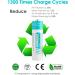 Buy 1.5V AA Rechargeable Batteries - 3500mWh High Capacity 1500 Cycles Fast Charge - 4 Pack Sky-Blue Li-ion Batteries for International Shipping - Buy Online on GoSupps.com