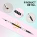 12-Piece Dual-Ended Brow Brush Set | Eyebrow Brush & Spoolie for Perfect Shape & Fill | Precision Makeup Tools (Black - Buy Online on GoSupps.com