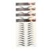 Baluue 12 Sheets Waterproof Eyebrow Stickers Eyebrow Fake Eyebrow Stickers Brow Eyebrow Transfer Stickers 6d Hair-like Eyebrows Stickers Makeup Brow Sticker 21x14.8cmx3pcs Blackx3pcs
