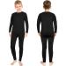 Silkfly Boys Thermal Underwear Set - Fleece Lined Long Johns for Kids - Base Layer Shirt and Pants Set - Winter Large - Buy Online on GoSupps.com
