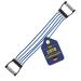 Best Sporting Expander Fitness 15-20-25 KG I Band Strength training i resistance tapes strength training with 5 train ropes I training band I ideal for full body training 86.5 x 12.5 cm blue (20kg)