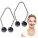 Dimple Trainer | Dimple Makers | Face Muscle Trainer | Stainless Steel Rustproof Smile Exercisers | Women Men Smile Correctors | Facial Beauty Training Tool For Working Reading (Black) - Buy Online on GoSupps.com