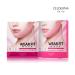CELDERMA Daily Wear Fit Mask Chiffon Pink 5pcs - V Line Lifting Hydrogel Collagen Chin Mask | K-beauty Face Shaping Jaw Slimmer Strap - Buy Online on GoSupps.com