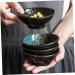 OUNONA 5 Pcs Seasoning Dish Ceramic Sauce Bowl Small Bowls for Dips Dipping Serving Bowls Sauce Dish Side Dish Small Sauce Ceramic Sauce Plate Japanese Mini Ceramics Vinegar re-usable 9X9X3.5CM Assorted Color - Buy Online on GoSupps.com
