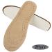 Kid's Thin Breathable Cushioning Deodorant Full Length Leather Shoe Insoles Cutting Free Size (L(30-34))
