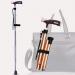 Crutch for The Elderly Folding Walking Stick for The Elderly Safe Additional Scales Height Adjustable Aluminum Ladder Crutches for The Elderly Man Woman Man W It's so Kind of You Prosperous Silver B - Buy Online on GoSupps.com