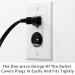 Yidax Outer Space Black Outlet Covers Baby Proofing - 24 Pack Childproof Socket Protectors for Home & Office - Easy Install 1.3x1.3 in - Buy Online on GoSupps.com
