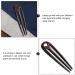 Uonlytech Hairpin Hair Accessories Hair Chopsticks for Women Carved Wood Hair Fork Retro Hair Fork U Shaped Hair Wooden Hair Fork 3 Prone Hair Pin Hair Bun Miss Sandalwood French Supplies Black - Buy Online on GoSupps.com
