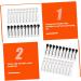 Minkissy 100pcs Mini Glass Perfume Test Bottles | Empty Cologne Sample Vials | Travel Size Storage Bottles - Buy Online on GoSupps.com