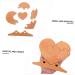 HOMSFOU 2 Pcs Wooden Heart Patchwork Country Home Decor Blank Puzzles to Draw on Wedding Decor Puzzle Board Wedding Wooden Heart Puzzle Heart Puzzle Wall Decor Wooden Adornment 3d The Sign As Shownx2pcs 16.6x15cmx2pcs - Buy Online on GoSupps.com