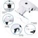 Rechargeable Magnifying Glasses with Light and Interchangeable Lenses for Close Work - 1.0X - 3.5X Magnification - Ideal for Reading, Arts, Crafts, and Hobbies - Buy Online on GoSupps.com