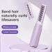 Portable 2-in-1 Hair Straightener - Mini Rechargeable with 3 Temperature Settings for All Hair Types - Purple - Buy Online on GoSupps.com