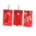 EXCEART 3pcs Hong Bao Envelope Chinese New Year Red Packet Lucky Money Envelopes Asian Red Envelope Chinese Red Pocket Money Chinese New Year Envelope Party Red Bag Wedding Lunar Calendar