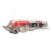 Qukaim Hair Cutting Clipper Electric Hair Clipper with LED Display Incisive Blade Grooming Trimmer 6 Guide Combs Transparent