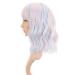 Faelbaty Pink Short Wave Bob Wig - Pony Curly Synthetic Cosplay Wig for Girls & Women - Shoulder-Length Candy Color Costume Wig (12 Mixed Blue & Pink) - Buy Online on GoSupps.com