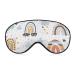 Boho Rainbow Colorful Dots Sleep Masks Eye Cover Blackout with Adjustable Elastic Strap Night Blindfold for Women Men Yoga Travel Nap