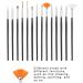 Nail Drawing Pen 15 DIY Nail Art Pen Tool Set Durable Nail Brush for Professional and Personal Use - Buy Online on GoSupps.com