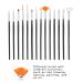 15pcs Painting Brush Set - DIY Nail Art Manicure Tools for Detailed Dotting & Line Drawing - International Shipping Available - Buy Online on GoSupps.com