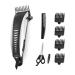 6 Piece Styling Kit with Hair Clipper and Beard Trimmer for Total Body Grooming