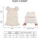 XIAOHAWANG Winter Baby Hood Hat with Fleece Lining and Earflaps - White Pompom | for Toddler Boys and Girls 6-24 Months - Buy Online on GoSupps.com