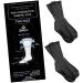Silverts Extra Wide Edema Diabetic Socks - Medium Black | Men's & Women's Disabled Elderly Needs - Buy Online on GoSupps.com