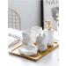 Soap Dispenser Lotion Dispensers Simple Ceramic Wash Bathroom 6 Piece Set Diamond Lotion Bottle Wash Set Liquid Soap Bathroom Countertop Gift Set (Color : White) (White) - Buy Online on GoSupps.com