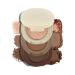 3 Colors Eyeshadow Palette Ultra-Pigmented Long-Lasting Matte & Shimmer Eye Makeup Charming Highlight 2.8oz 05