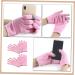 FOMIYES 6 Pairs Moisturizing Gloves Moisture Gloves Women Hand Care Gloves Screen Touch Gloves Grooming Gloves Womens Glove Gloves Miss Spandex White Gloves Pink Moisturiser - Buy Online on GoSupps.com