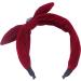 Topkids Accessories Velvet Bow Alice Bands Adult Women Hair Accessories for Women Hair Bands for Women Thick Headband Womens Headbands Head Bands Adult Women Wide Headbands (Red) - Buy Online on GoSupps.com