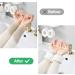 Spa Headband Wrist Washband Wash Set Puffy Headband Bubble Headband for Women Girls Makeup Headband and Wristband for Skincare makeup headband for Washing Face Shower Black - Buy Online on GoSupps.com