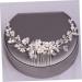 Didiseaon Pearl Comb Rose Gold Pearl Bridal Side Comb Bridal Headpiece Rhinestone Hair Clip Pearl Hair Pin Comb Bridal Headdress Hair Accessories Bride Rhinestones White - Buy Online on GoSupps.com