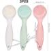 Facial Cleansing Brush 3Pcs Silicone Face Scrubber Handheld Face Brush with Hanging Rope Detachable Massaging Facial Brush Cleansing Appliances Brushes - Buy Online on GoSupps.com