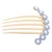 MAGICLULU Rhinestone Hair Pin Bridal Hair Accessories Hair Combs for Women Accessories Hair Comb Clip Womens Headpiece Pearl Hair Side Comb Hair Clip Bride Decorate Imitation Pearls Girl