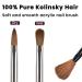 Size 8 Acrylic Nail Brush - 100% Kolinsky Sable, Wood Handle, Acrylic Application - Manicure Tool - Buy Online on GoSupps.com