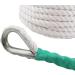 200ft x 12 Polypropylene Boat Anchor Rope | 3 Strand Twisted Line for Sailboat Mooring | 5850LB Breaking Strain - Buy Online on GoSupps.com