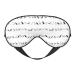 Sleep Mask Eye for Women Men Reusable Soft Blackout Eye Masks Covers for Night Better Sleep Travel Camping Road Trip Essentials Gifts for Him Her - Black and White Birds