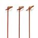 BambooMN Brand - 4.5 Decorative Bamboo with Knotted Pick Tea Colored (1 000 Pieces) by BambooMN