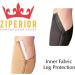15-20 mmHg Compression Shin Calf Sleeves - No Foot Zipper Design Large-X-Large Nude - International Shipping Available - Buy Online on GoSupps.com
