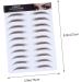 Beavorty 15 Pcs Eyebrow Stickers Instant Transfer Hair-like Eyebrows Stickers Cosmetic Semi-permanent 6d - Buy Online on GoSupps.com
