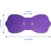 MASTOGO Wireless TENS Unit Electrode Pads - 4PCS/Set, Purple | Snap-on Connectors - Buy Online on GoSupps.com